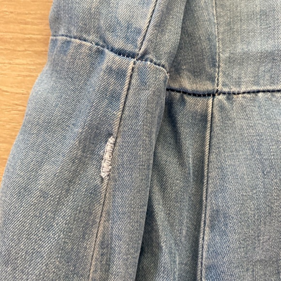 ZARA DENIM MAXI DRESS MEDIUM SIZE - Picture 10 of 12